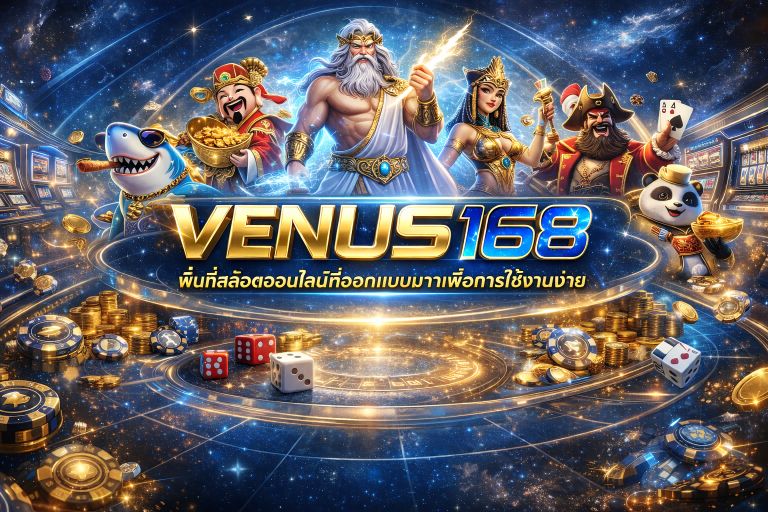 VENUS168 พื้นที่สล็อตออนไลน์ที่ออกแบบมาเพื่อการใช้งานง่าย