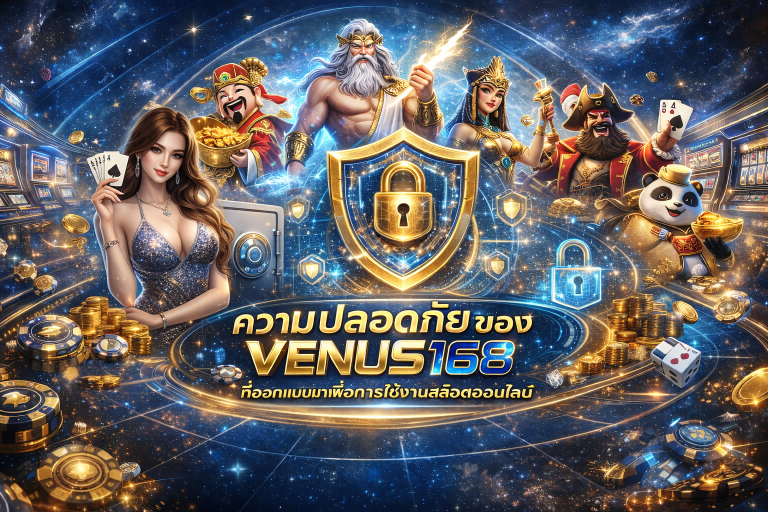 ความปลอดภัยของ VENUS168 ที่ออกแบบมาเพื่อการใช้งานสล็อตออนไลน์